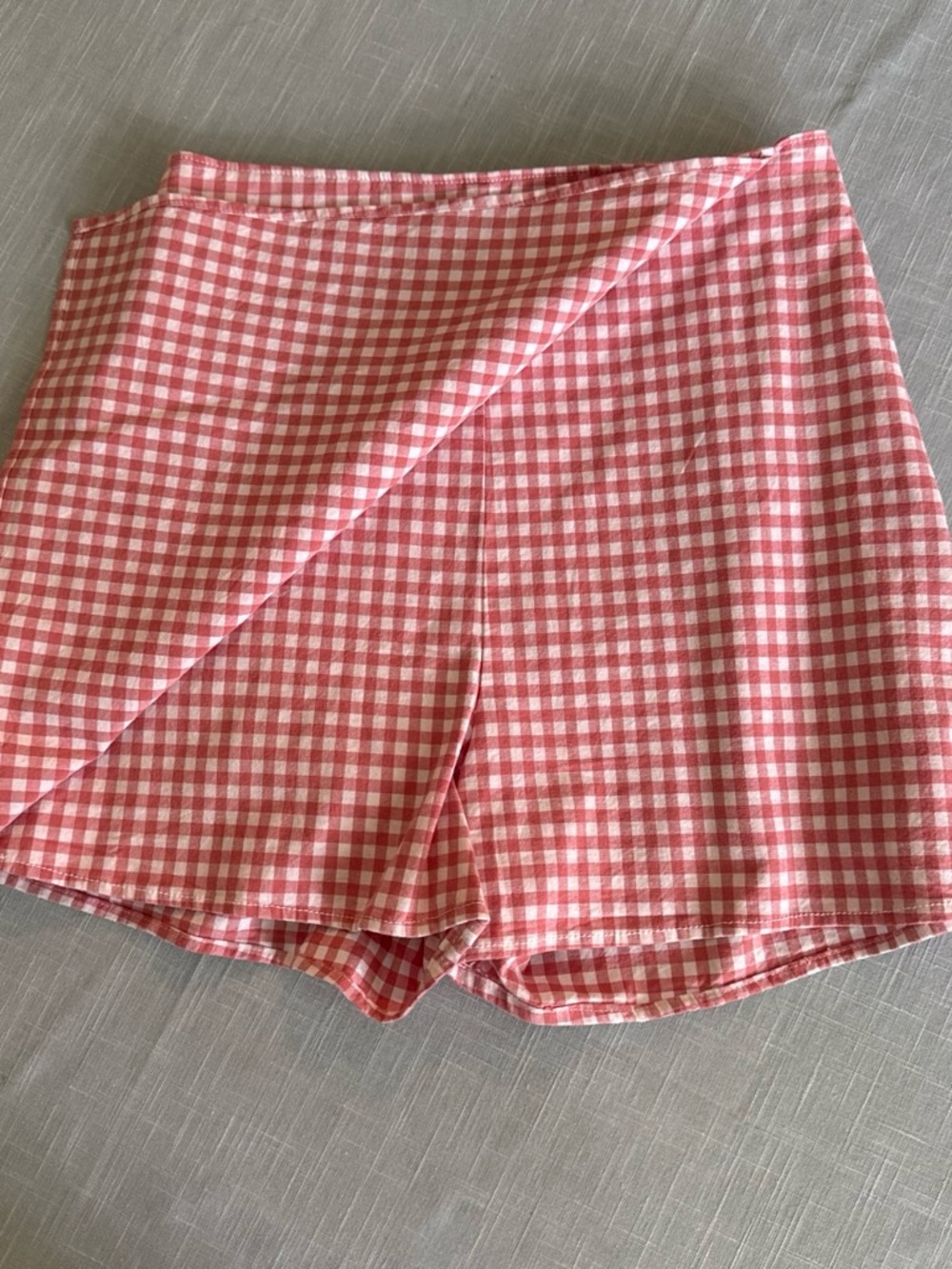 Hollister Pink and White Gingham Skort XS - Picture 2 of 3